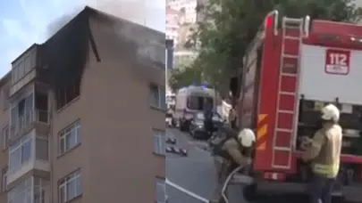 Kadıköy’de 10 katlı binada yangın!