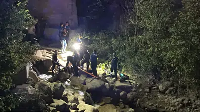 Kontrolden çıkan şarjlı bisiklet dereye uçtu: 1 ölü, 1 yaralı