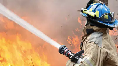 Bodrum’da ev yangını