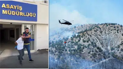 Eymir ormanlarını yakmaya çalışan şahıs tutuklandı!