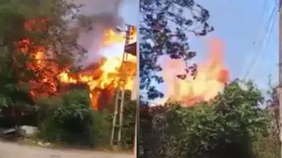 Kastamonu'da feci yangın: Ev ve ambar kullanılamaz halde!