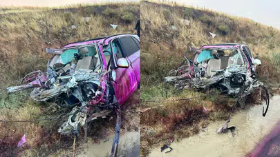 Ankara'da otomobil ile tır çarpıştı