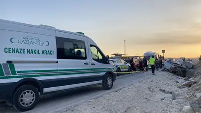 Gaziantep’te iki otomobil çarpıştı: 3 ölü, 3 yaralı