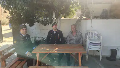 Aydın jandarma’dan Kıbrıs Gazilerine ziyaret