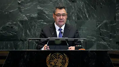 Kırgızistan'dan Filistin'e destek!