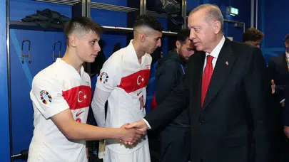 Cumhurbaşkanı Erdoğan’dan A Milli Futbol Takımı'na galibiyet tebriği