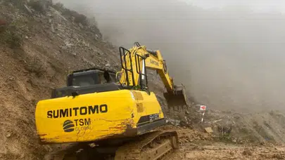 İş makinesi operatörü ölümden döndü