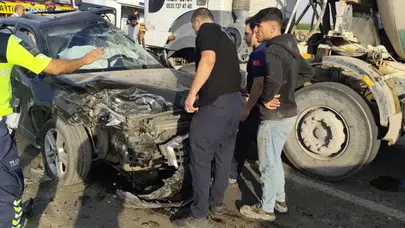 Mardin'de zincirleme kaza faciası: 2'si ağır 7 yaralı