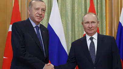 Cumhurbaşkanı Erdoğan ile Putin bir arada!