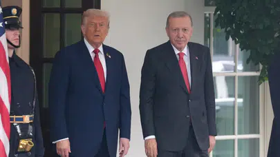 Beyaz Saray'da tarihi zirve: Erdoğan ile Trump görüştü!