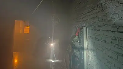 Balıkesir'de iş yeri yangını!