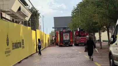 Şişli'de Cemal Reşit Bey Konser Salonu'nda yangın!