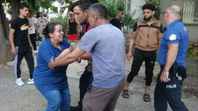 Antalya'da bir baba, 13 yaşındaki kızını alevlerin arasından çıkardı