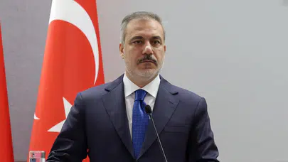 Bakan Fidan, Filistin Devlet Başkanı Yardımcısı Hüseyin Şeyh ile görüştü