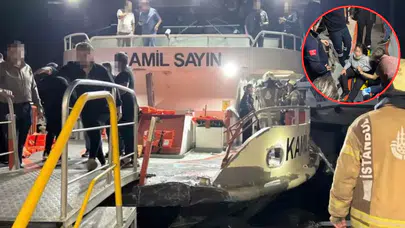Beşiktaş-Üsküdar yolcu vapuru, kargo gemisiyle çarpıştı
