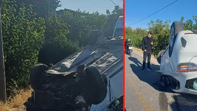 Elazığ’da otomobil takla attı: 3 kişi yaralandı!