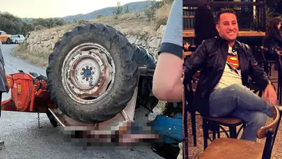 İzmir'de traktör devrildi: 1 ölü!