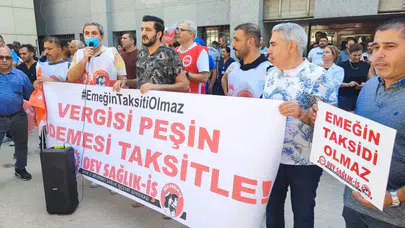 Çukurova Üniversitesi Balcalı Hastanesi'nde bin 600 işçiden eylem!