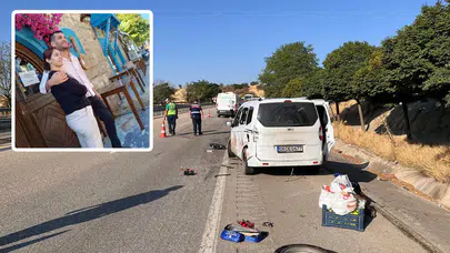 Manisa'da acı kaza: Kamyonetin çarptığı karı-koca öldü, 2 çocuk yaralandı!