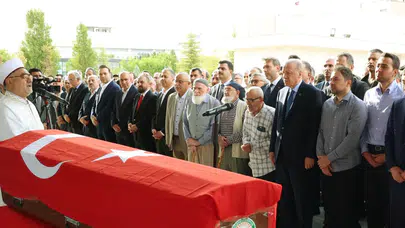 Cumhurbaşkanı Erdoğan, Hamdi Kılıç'ın cenaze törenine katıldı