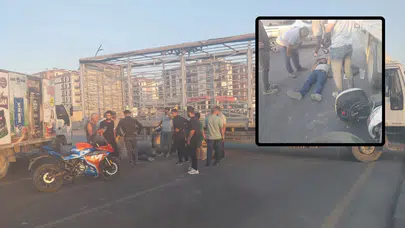 Malatya'da kamyon ve motosiklet çarpıştı: 1 kişi yaralandı!