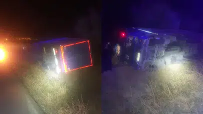 Nevşehir'de kargo kamyonu devrildi: Sürücü hayatını kaybetti!