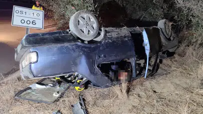 Mersin'de otomobil takla attı: Ölü ve yaralılar var