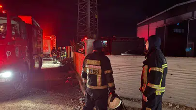 Kayseri'de plastik fabrikasında yangın: 1 işçi zehirlendi