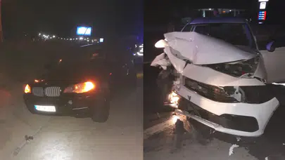 Edirne'de trafik kazası: 5 kişi yaralandı!