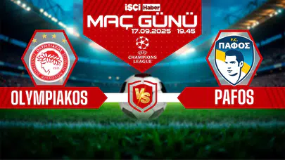 Olympiakos-Pafos maçı ne zaman, saat kaçta ve hangi kanalda?