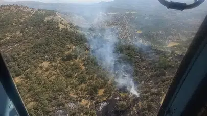 Şırnak Bestler Dereler’de orman yangını: Ekipler müdahale ediyor