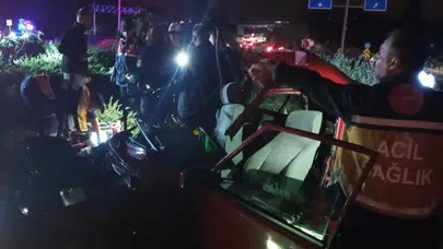 Giresun'da otomobil tıra çarptı: Ölü ve yaralılar var