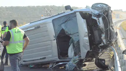 Aydın'da minibüs devrildi: 1 ölü, 2 yaralı