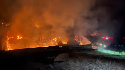 Malatya'da feci yangın: 3 ev küle döndü!