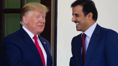 Trump ile Katar Başbakanı New York’ta akşam yemeğinde buluştu