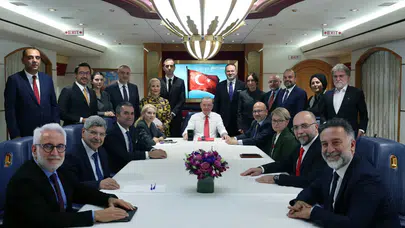 Cumhurbaşkanı Erdoğan, ABD dönüşü gazetecilerin sorularını yanıtladı!