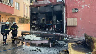 Tokat'ta apartman dairesinin balkonunda yangın: Eşyalar kullanılamaz hale geldi!
