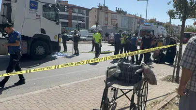 Konya'da kahreden kaza! Tırın çarptığı kadın can verdi, kızı yaralandı