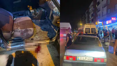 Hatay'da pick-up ile otomobil çarpıştı: 4 kişi yaralandı!