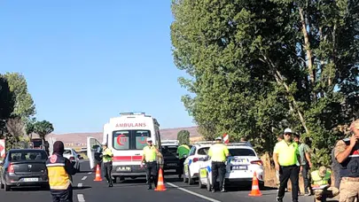 Erzurum'da korkunç kaza! Otomobilin çarptığı yaya can verdi