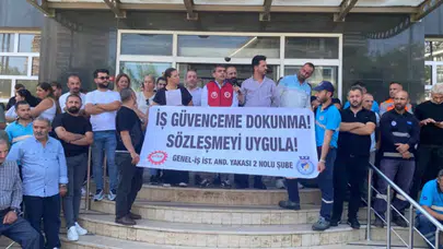 Maltepe Belediyesi'nde işçilerden protesto!