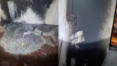 Balıkesir'de bir düğün salonunda yangın çıktı