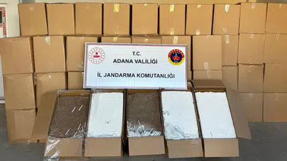 Adana'da 2 milyon 400 bin kaçak makaron ele geçirildi