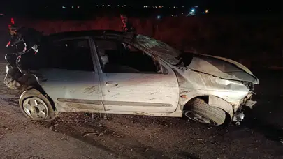 Şanlıurfa'da takla atan otomobil sürücüsü yaralandı!