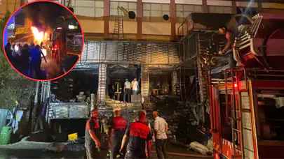 Kırşehir'de hırdavatçı dükkanında korkutan yangın