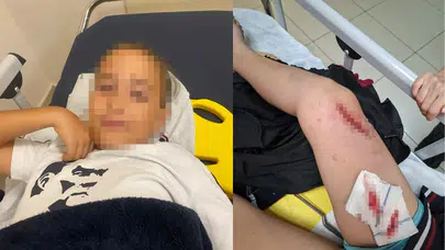 Öğrencilerin üzerine bayrak direği düştü