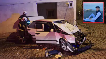 Tokat'ta otomobil, traktör römorkuna çarptı: 1 ölü!