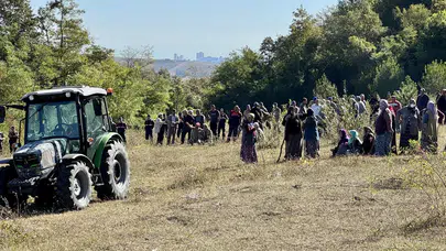 Samsun'da Atakum Belediyesi'ne karşı eylem: Traktörlü protesto yaptılar!