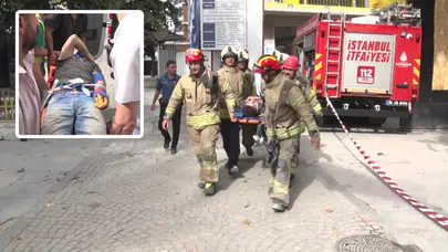 Kadıköy'de istinat duvarı kaydı: 2 işçi yaralandı!