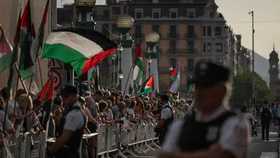 San Sebastian Film Festivali'nde Filistin'e destek: Sinema Filistin'le!